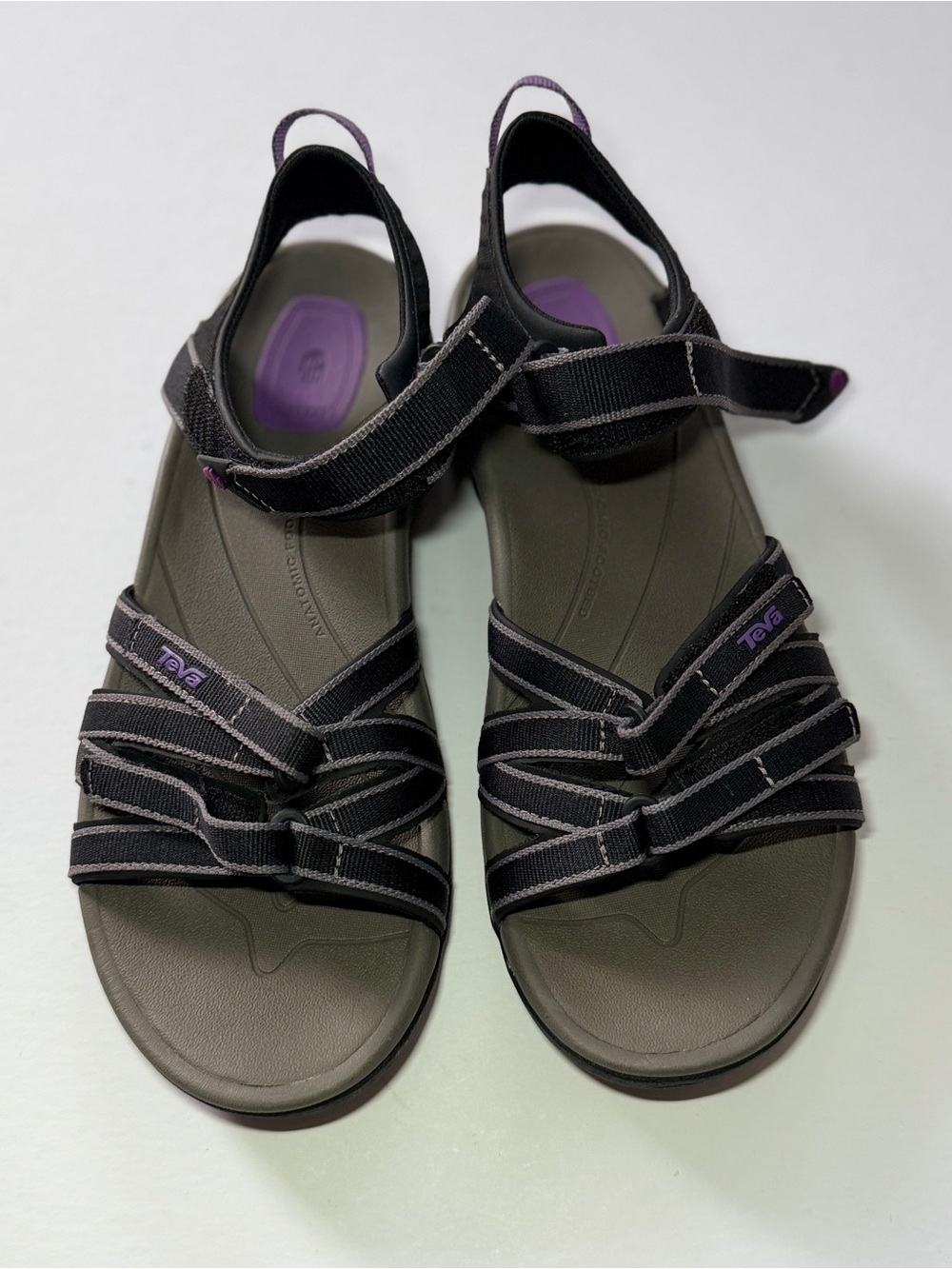 Teva Tirra Women's Sandals, Black/Grey,  Size 9.5